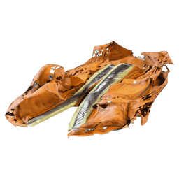 Рваный сигнальный жилет