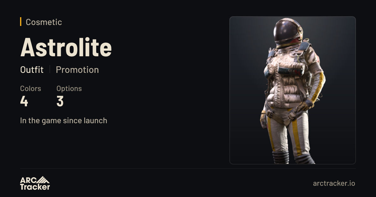 Astrolite (Outfit) - ARC Raiders cosmetic | ARC Tracker