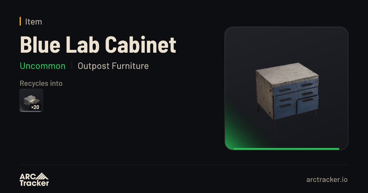 Blue Lab Cabinet - ARC Raiders | ARC Tracker