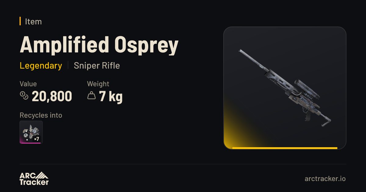Amplified Osprey - ARC Raiders | ARC Tracker