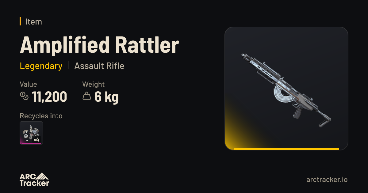 Amplified Rattler - ARC Raiders | ARC Tracker
