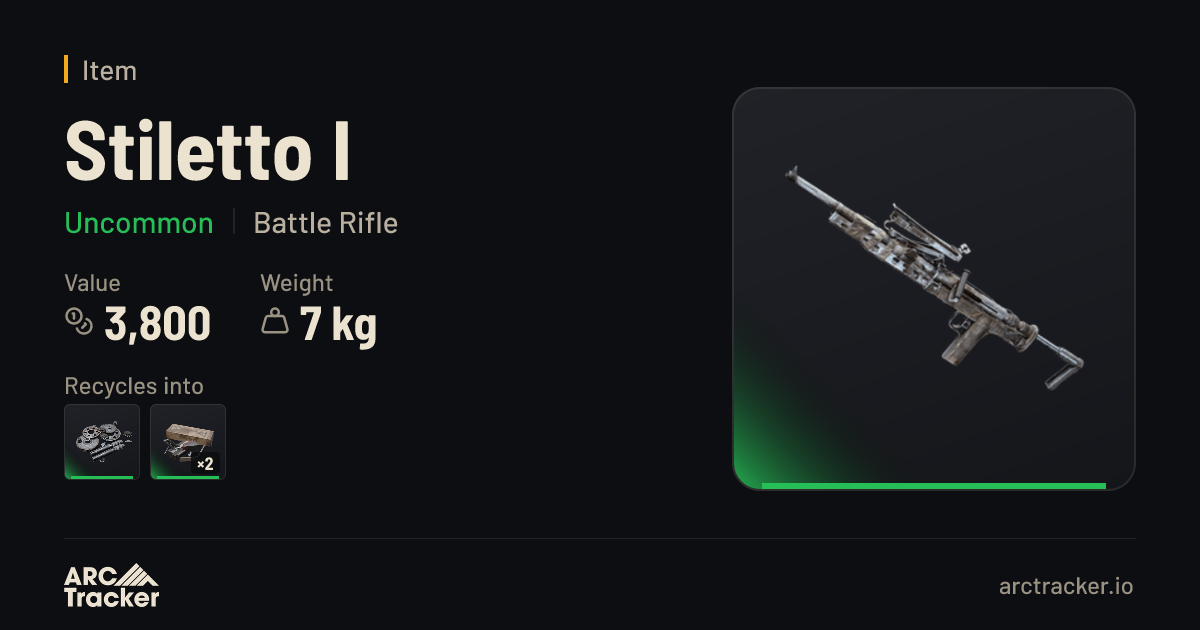 Stiletto I - ARC Raiders | ARC Tracker