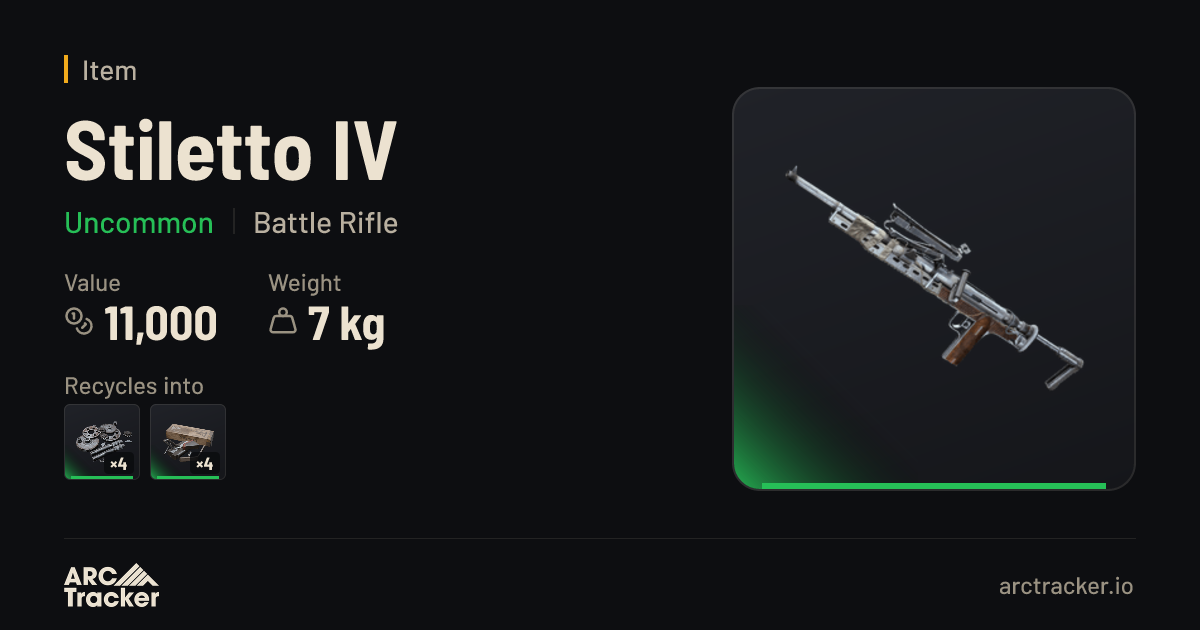 Stiletto IV - ARC Raiders | ARC Tracker