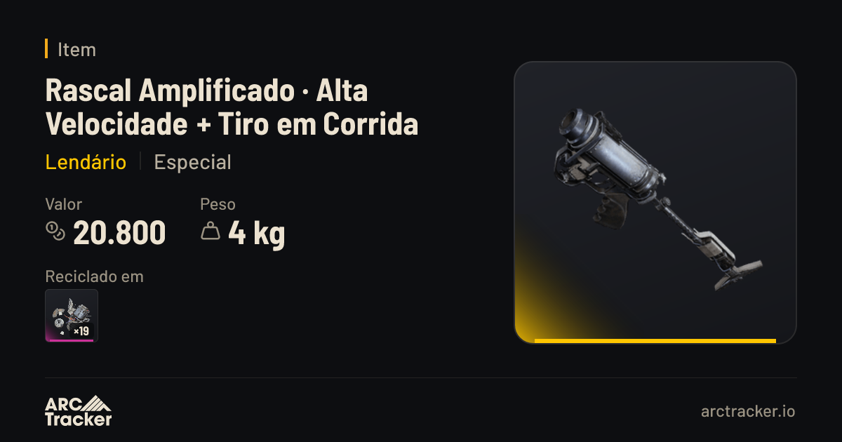 Rascal Amplificado · Alta Velocidade + Tiro em Corrida - ARC Raiders ...