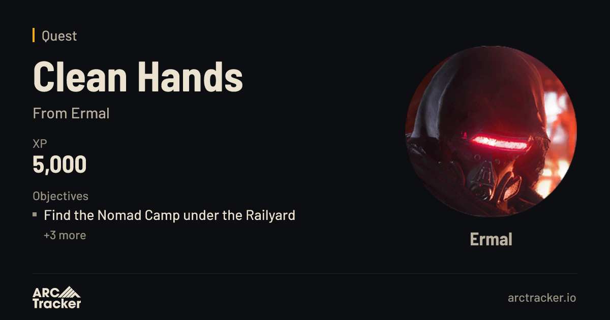 Clean Hands - ARC Raiders | ARC Tracker