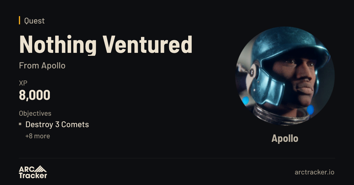 Nothing Ventured - ARC Raiders | ARC Tracker