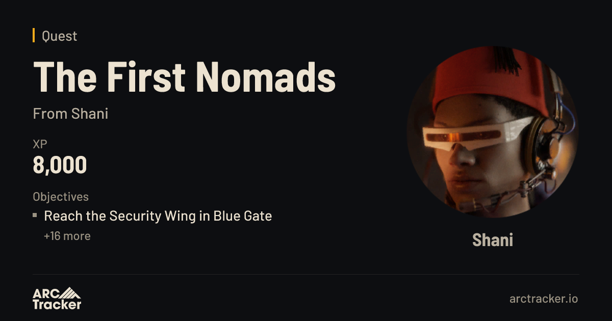 The First Nomads - ARC Raiders | ARC Tracker