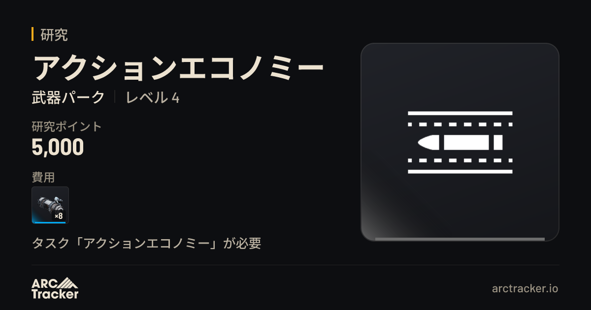 ARC Raiders の アクションエコノミー 研究 | ARC Tracker